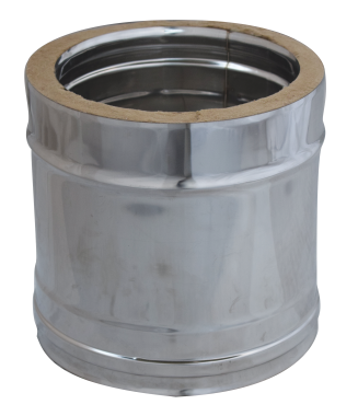 INOX CHIMNEY 0,25m DOUBLE LAYER